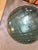 Mid-Century Modern Italian Murano Style Glass Balloton Green Pendant Sphere For Sale - Image 3 of 10