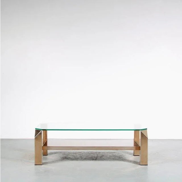 Coffee Table from Belgo Chrom, Belgium, 1970s For Sale - Image 3 of 12