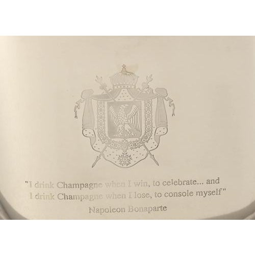 Silver-Plated Wine Cooler, 1940s For Sale - Image 6 of 9