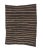 Textile 1960s Vintage Striped Brown Kilim Rug- 6′7″ × 8′8″ For Sale - Image 7 of 7