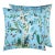 The House Of Scalamandré Enchanted Meadow Square Pillow In Sky For Sale
