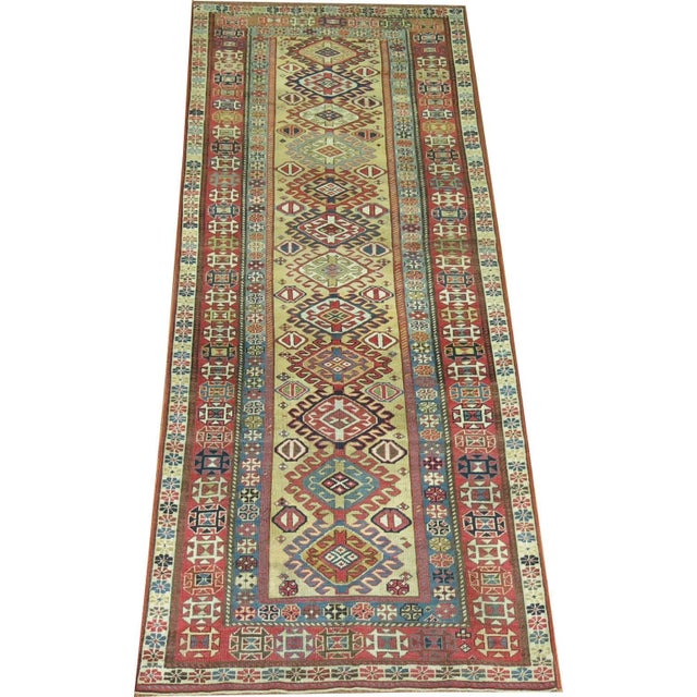Antique Caucasian Runner For Sale - Image 10 of 18