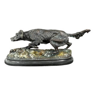 After Pierre Jules Mene, Setter Dog, Bronze Sculpture For Sale