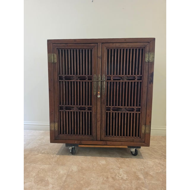 19th Century 19th Century Chinese Kitchen Cabinet For Sale - Image 5 of 15