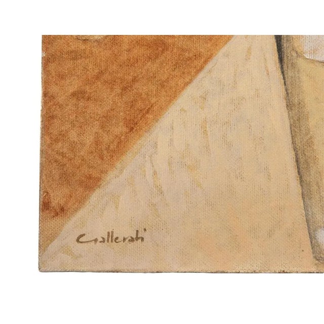 Modern Alberto Gallerati, Flying Woman, Oil on Canvas, 1970s For Sale - Image 3 of 5