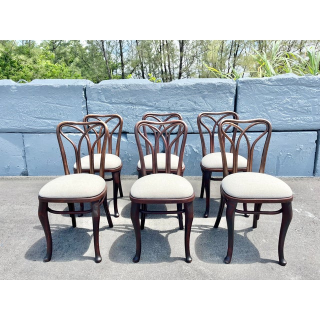 1920s Set of Six Thonet Dining Chairs For Sale In Miami - Image 6 of 10