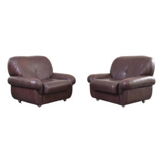 Mid-Century Italian Lounge Chairs, 1970s, Set of 2 For Sale