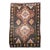 Vintage Turkish Kilim Rug, Handwoven Wool, Chocolate Brown, Pale Green, 7' x 11' For Sale