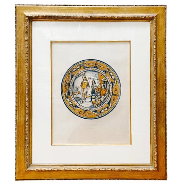 French Cromolithograph of a Plate of Mr De Basilewski in Paris by Delange For Sale In San Diego - Image 6 of 6