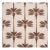 Schumacher A Palm Is A Palm Print Fabric In Chocolate Meets Tobacco For Sale