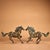 This is a dynamic pair of vintage Chinese bronze sculptures depicting galloping horses. Crafted from solid copper/bronze,...
