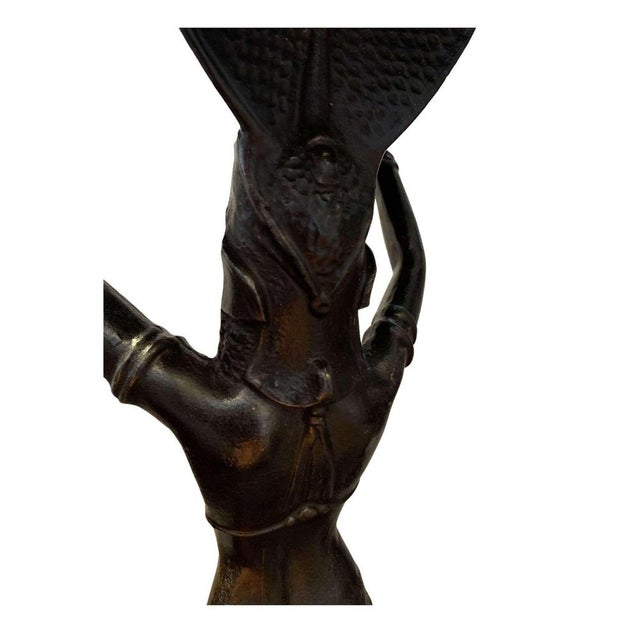 Vintage Cast Iron Tables of Female Figures, 1920s For Sale - Image 11 of 14