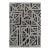 Rug & Kilim’s Art Deco Style Modern Rug in Gray, Black Geometric Pattern For Sale