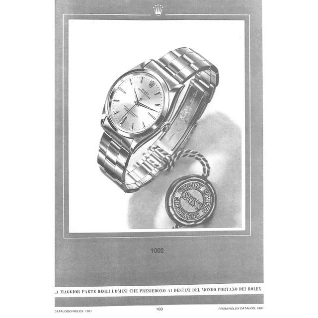 "Orologi Da Polso Wristwatches Rolex" 1993 Patrizzi, Osvaldo For Sale - Image 12 of 12