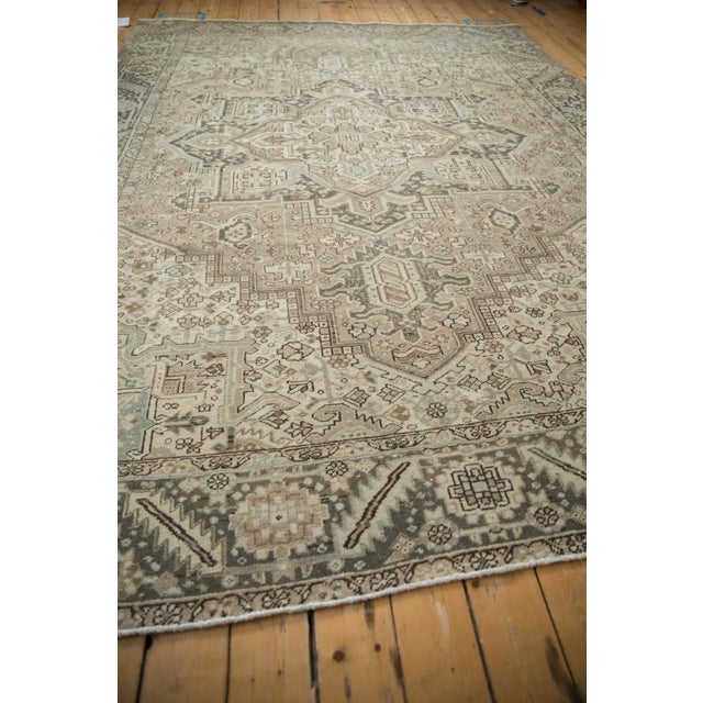 Vintage Distressed Heriz Carpet - 8'6" X 11'7" For Sale In New York - Image 6 of 10
