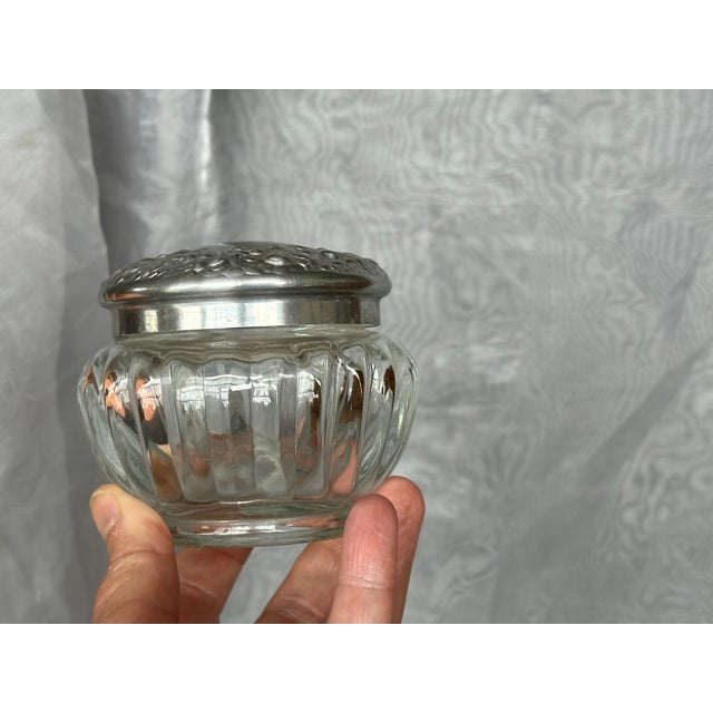 Houbigant Glass Vanity Jar For Sale - Image 9 of 11