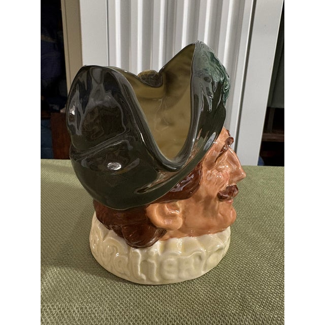 Late 20th Century Vintage Royal Doulton "The Cavalier" Porcelain Toby Character Jug Mug, 20th Century For Sale - Image 5 of 7