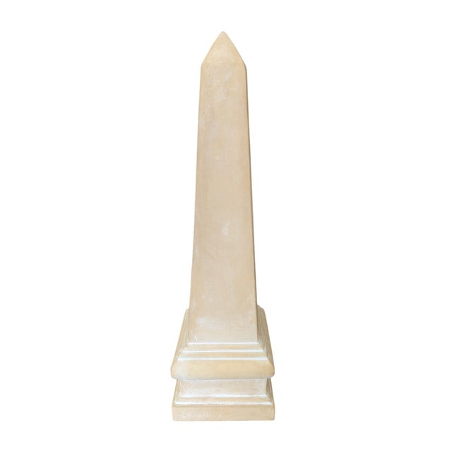 Vintage Large-Scale Obelisk Statue For Sale - Image 11 of 16
