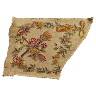 French Needlepoint Chair Cover Tapestry from Bobyrug, 1890s For Sale