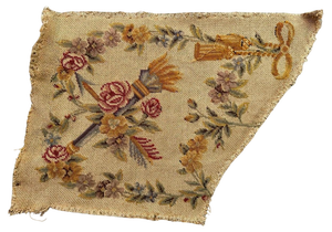 French Needlepoint Chair Cover Tapestry from Bobyrug, 1890s