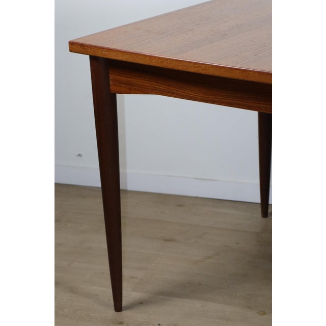 Scandinavian Extendable Teak Dining Table, 1960s For Sale - Image 6 of 18