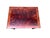Neoclassical Late 20th Century Hekman Crotch Mahogany Side Table For Sale - Image 3 of 18