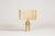 Contemporary Atahualpa Table Lamp in Brass and Stainless Steel by Marine Breynaert For Sale - Image 3 of 8