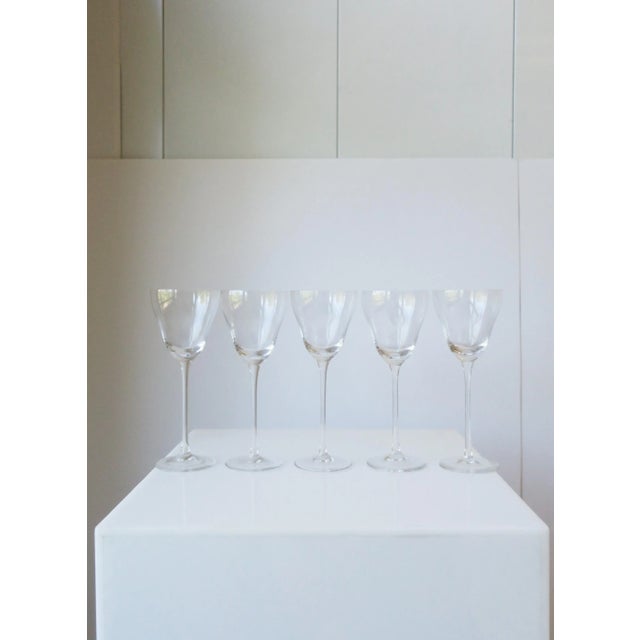 Mid-Century Modern German Crystal Cocktail or Aperitif Glasses Rosenthal Studio-Line - Set of 5 For Sale - Image 3 of 12