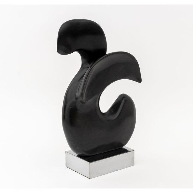 1980s Bill Barrett Abstract Carved Stone Sculpture For Sale - Image 5 of 13