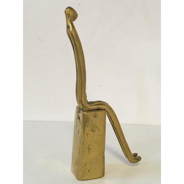 Gold Annie Lambert, Postmodern Abstract Sculpture, 1985, Bronze For Sale - Image 8 of 16