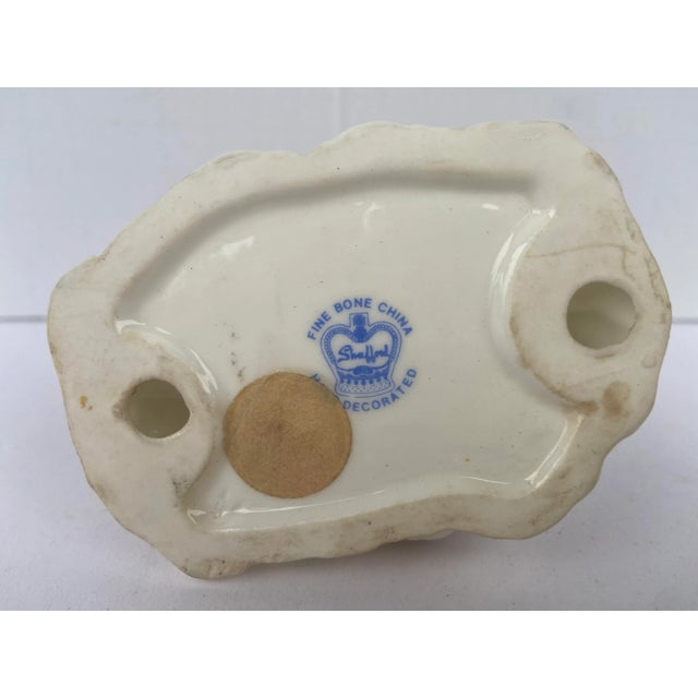 White Mid Century Bone China Owl Figurine For Sale - Image 8 of 9