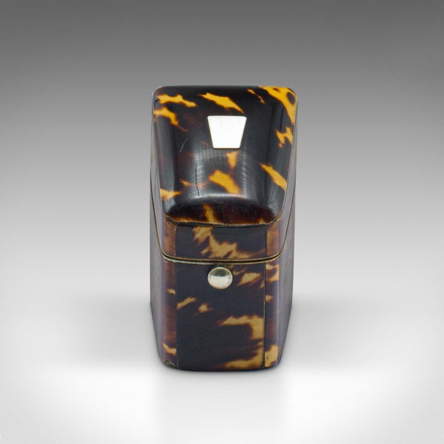 Traditional 1910's Small Antique Lady's Stamp Box For Sale - Image 3 of 9