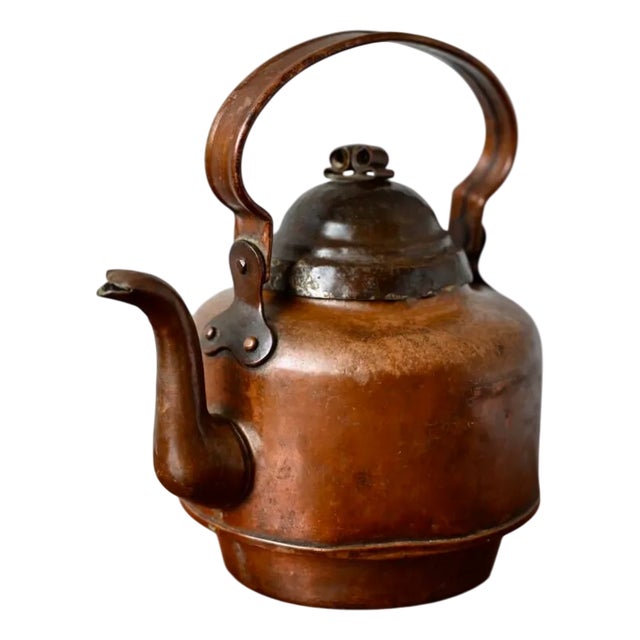 Swedish Copper Teapot from Boras For Sale