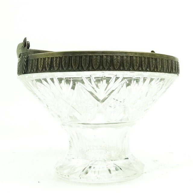 Art Deco Crystal Bowl, 1930s For Sale - Image 3 of 7