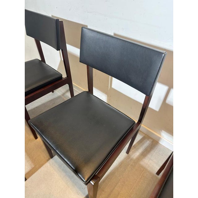 Vintage Dining Chairs in Skai, Set of 2 For Sale - Image 4 of 6