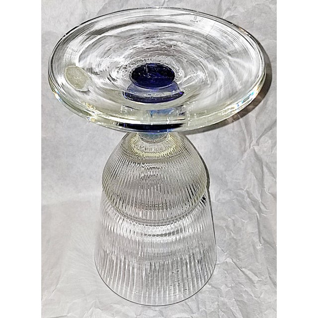 1950s 1950s Murano Style Oversized Wine Glass For Sale - Image 5 of 5