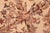 Shabby Chic Trellis 1990's Pak-Persian Ivory/Pink Wool Rug - 6'2'' X 9'3'' For Sale - Image 4 of 9