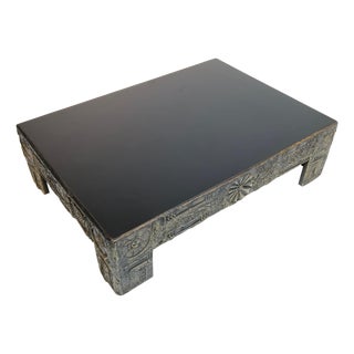 Mid 20th Century Adrian Pearsall Brutalist Sculpted Resin Cocktail Table For Sale