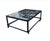 Vintage Wrought Iron and Glass Rectangular Coffee Table For Sale In Los Angeles - Image 6 of 7