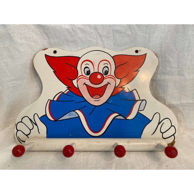 Bozo the Clown Child’s Coat Rack 1960s Copyright Larry Harmon Picture Corp. For Sale - Image 14 of 17