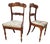 English Sheraton Mahogany Side Chairs, 1830s, Set of 2 For Sale