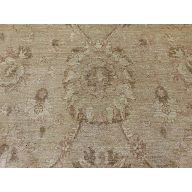Vintage Hand Knotted Wool Pile Rug in Soft Color Palette. 9'6"x 14'6" For Sale - Image 10 of 18