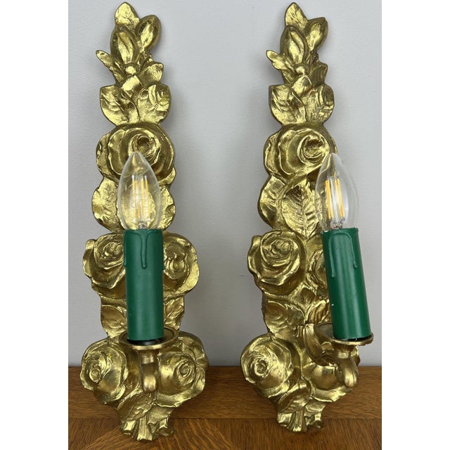 Vintage French Wall Sconces, Set of 2 For Sale - Image 11 of 11
