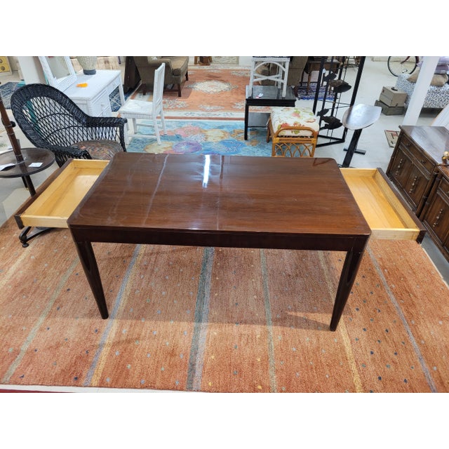 1930s French Art Deco Period Dining Table W/ Drawers For Sale - Image 5 of 12