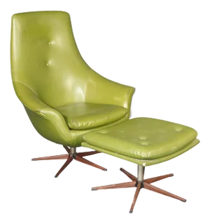 Mid Century Swivel Lounge Chair