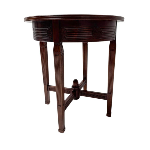 Arts & Crafts Side Table by Johann Georg van Caspel for H.F. Jansen & Zonen For Sale - Image 5 of 12