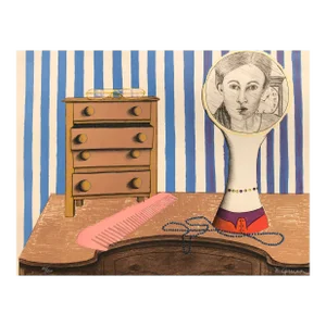 1970s Contemporary Realist Lithograph