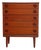 Vintage Scandinavian Teak Chest of Drawers from Avalon, 1960 For Sale