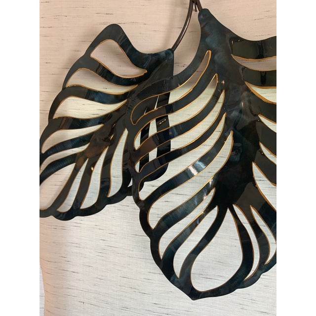 Tropical Metal Leaf For Sale - Image 4 of 4