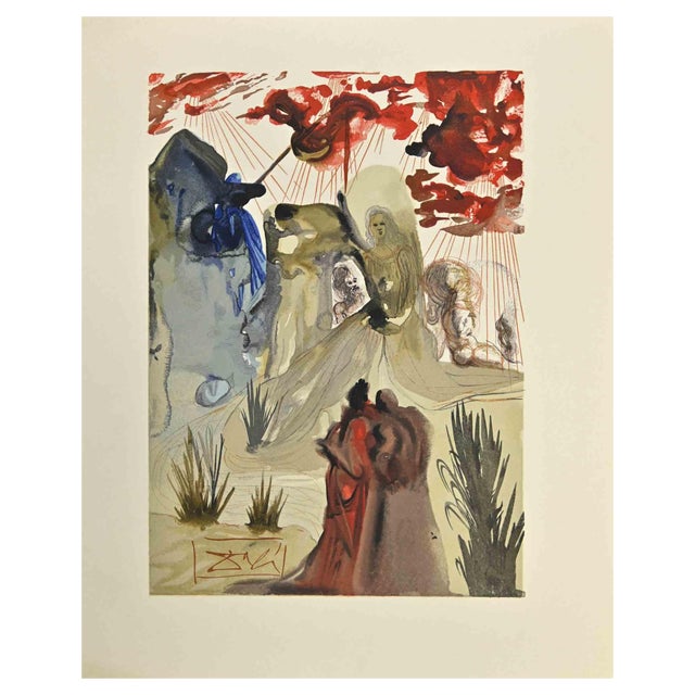 Salvador Dali, Forest, Woodcut, 1963 For Sale